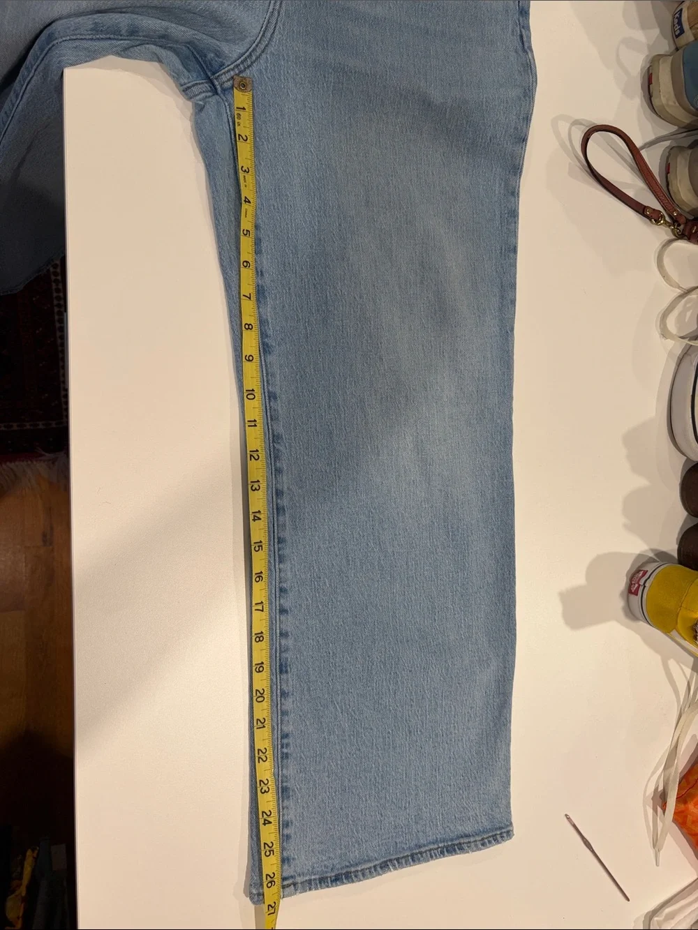 J. Crew Light Blue Wide-Leg Jeans